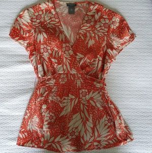 Ann Taylor Floral Blouse