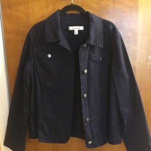 Croft & Barrow Lightweight Button Up Jacket
