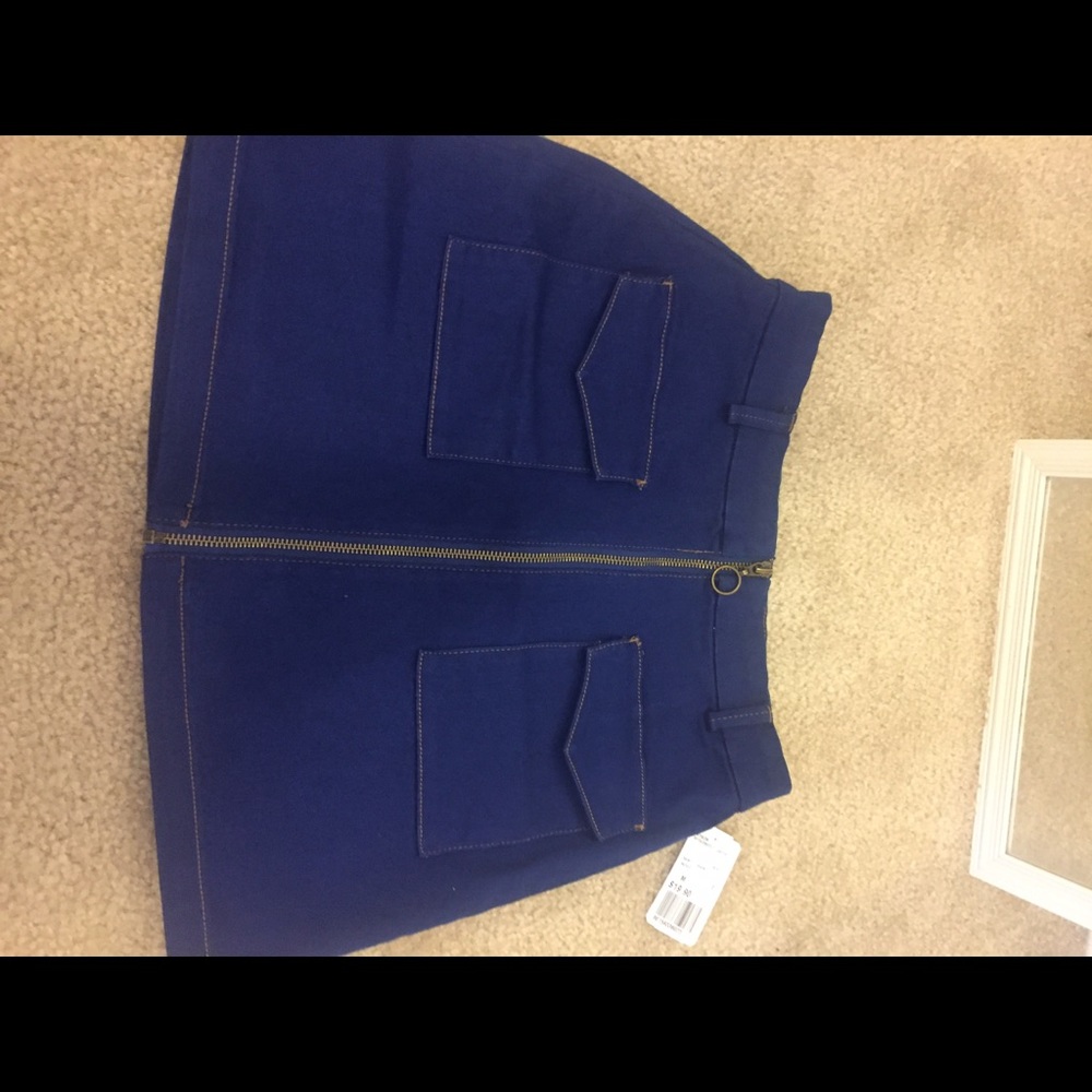 Blue "Jean" skirt
