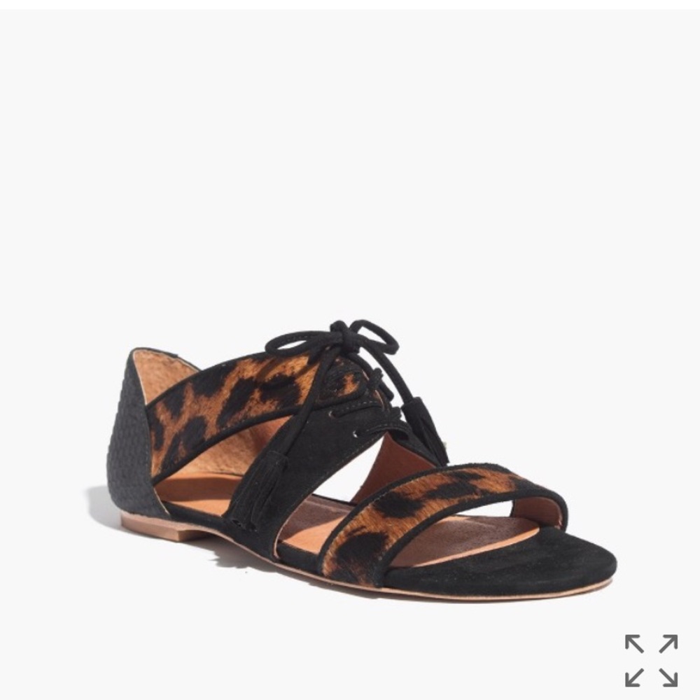 madewell et sézane ulysses lace-up sandals