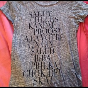 J. Crew grey tee size M