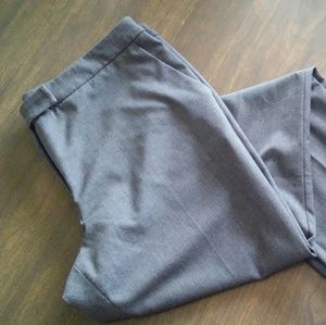 Ladies Slim Fit Grey Dress Pants