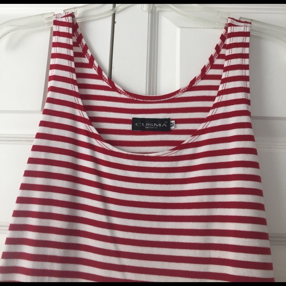 Red and white striped maxi - Picture 2 of 2