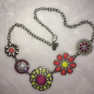 Lia Sophia flower necklace