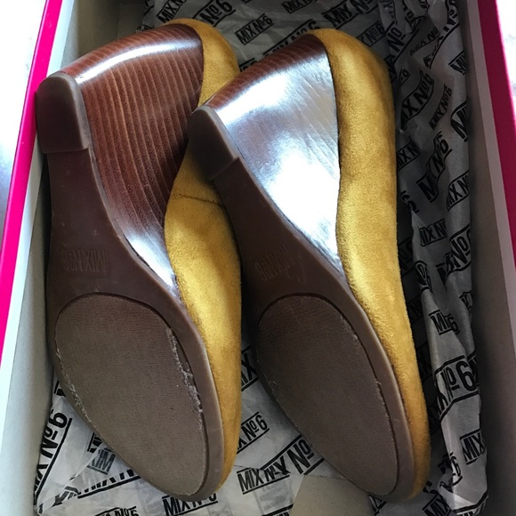 Shoes - Mix No6 faux suede wedges. Shoes - Mix No6 faux suede wedges.