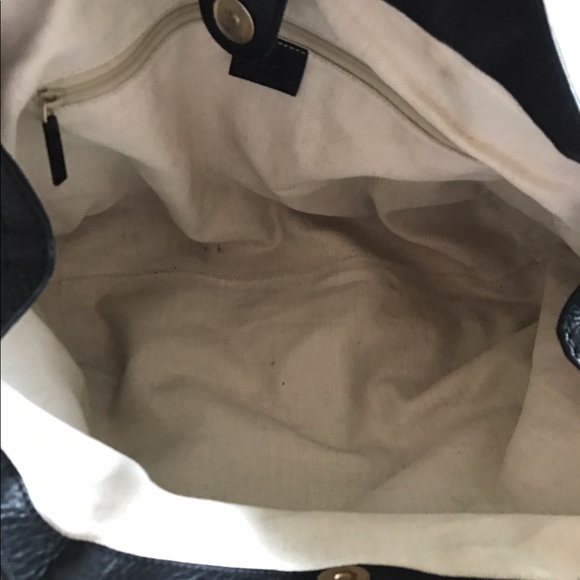 Authentic Gucci SUKEY black leather tote bag - Picture 5 of 5