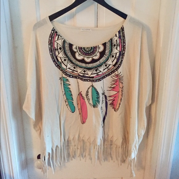 Urban Outfitters Fringed Top - Picture 1 of 3