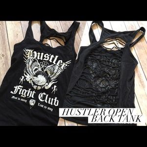 Hustler Open Back Tank Top