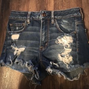 American eagle high waisted shorts, worn twice