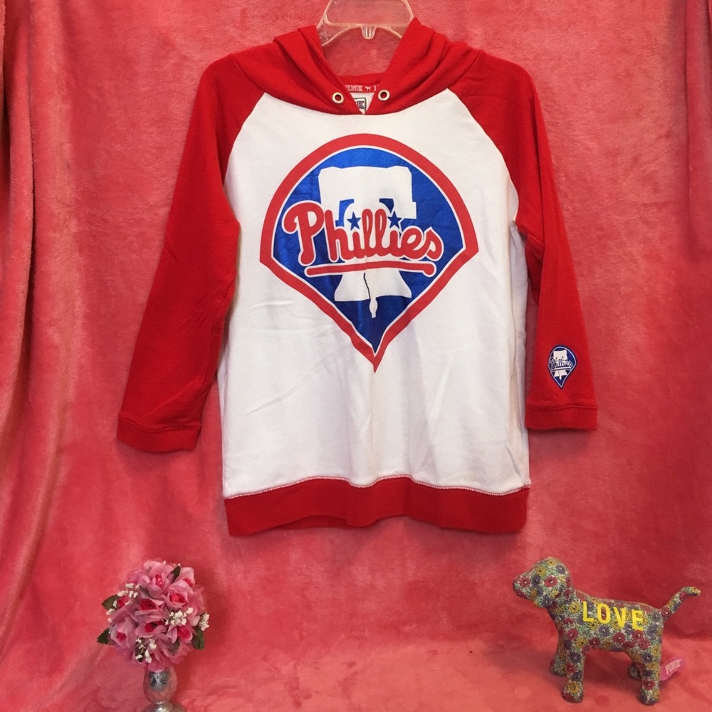 PINK Victoria Secret phillies 3/4 sweatshirt