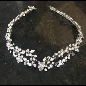 Floral Crystal Vine Headpiece