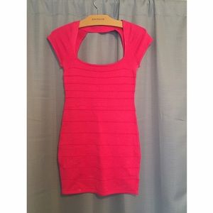 Forever 21 hot pink dress