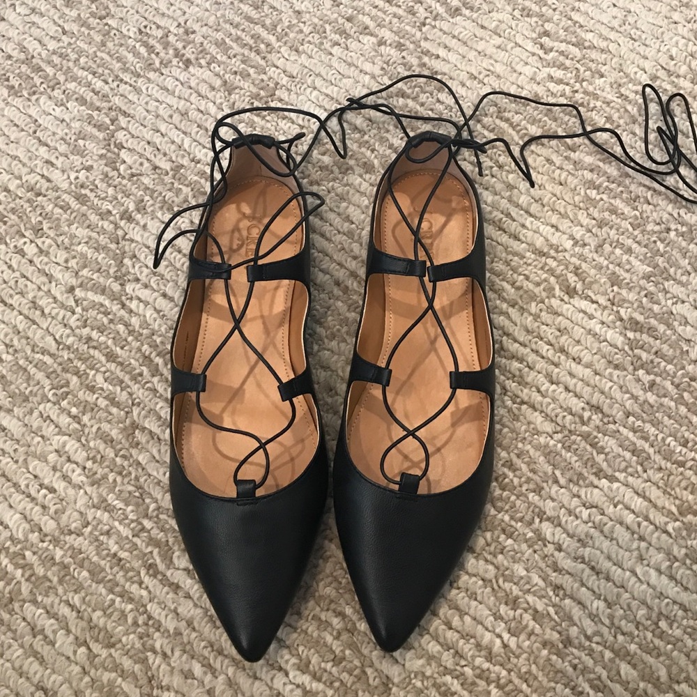 BRAND NEW J Crew lace up flats