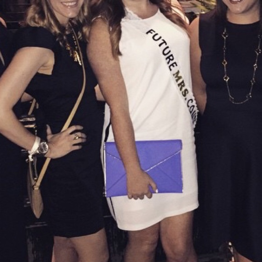 White cocktail dress