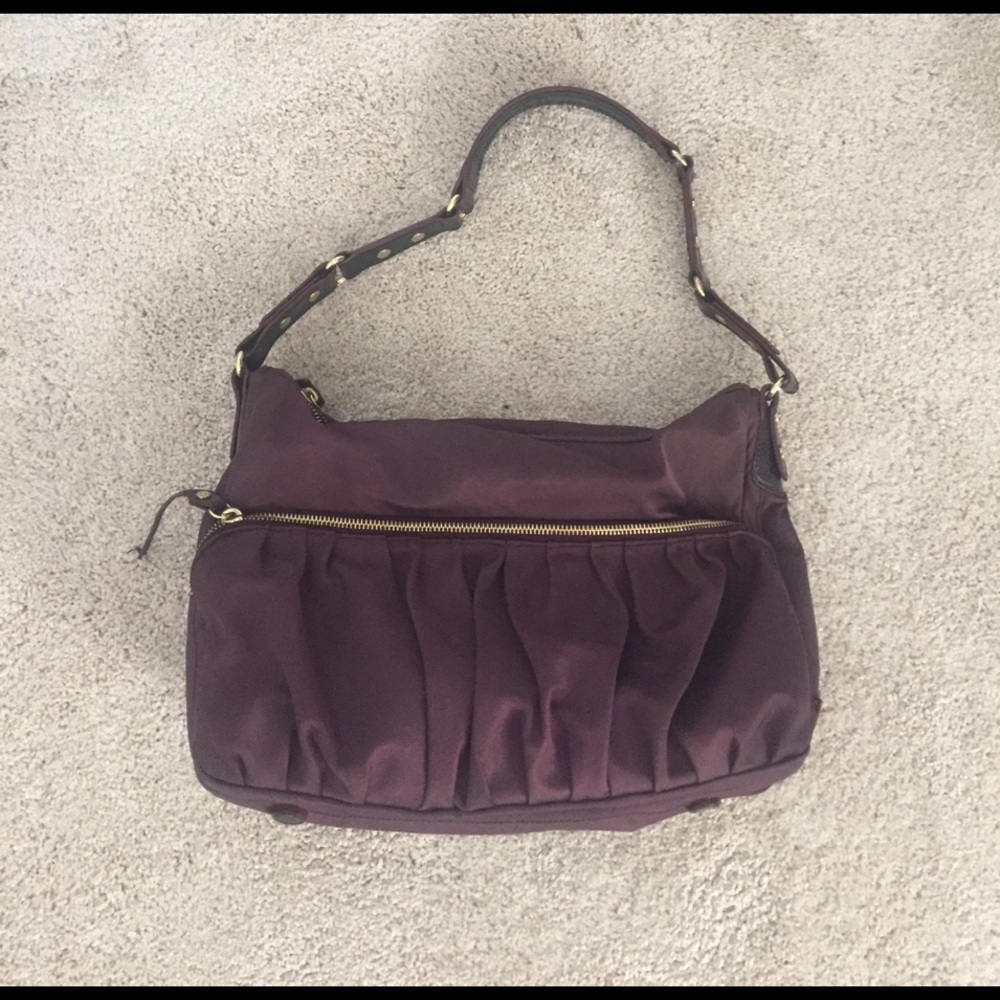 MZ Wallace eggplant handbag.