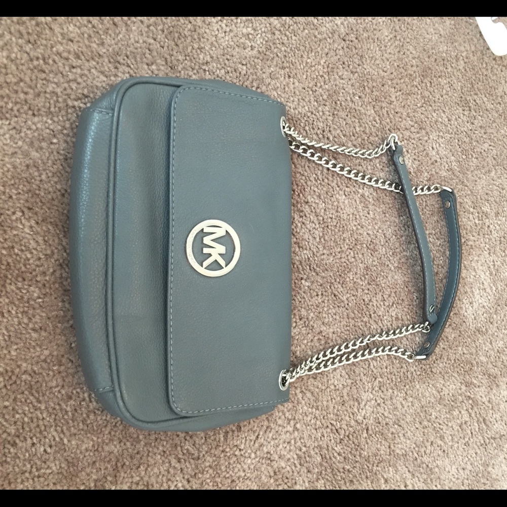 Never Used Grey Michael Kors purse