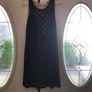 Miss Pinky black lace dress