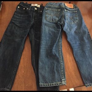 Boys size 4reg Levi's jeans 2pairs sold together