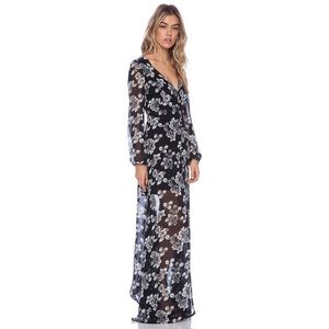 REVOLVE Clothing | Lucca Couture Sheer Maxi Dress