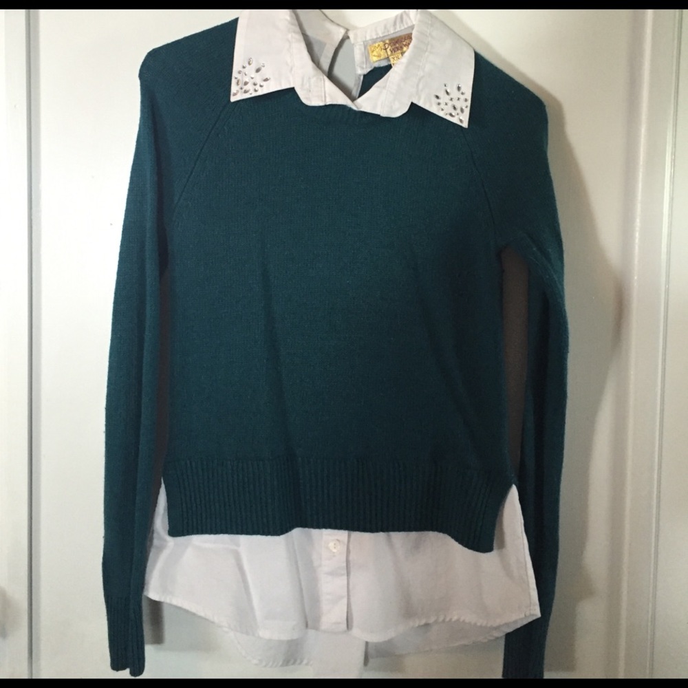 Vera wang layered sweater