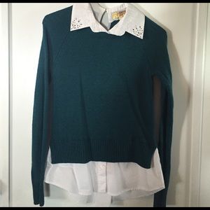 Vera wang layered sweater