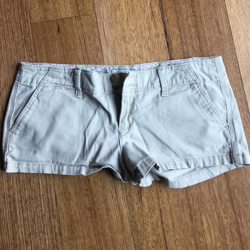 Khaki shorts from American Eagle