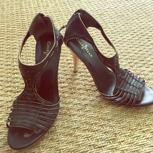 Cole Haan black leather heels