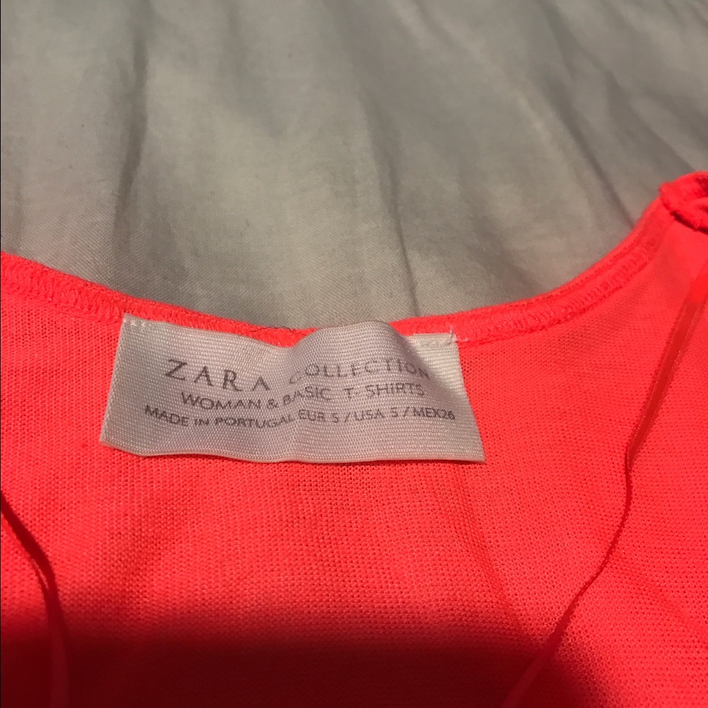 Pink Zara Racer back Tank Top - Picture 2 of 2