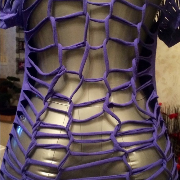 Sexy beach swim coverup - Tee Shirt weaved and cut - Picture 2 of 6