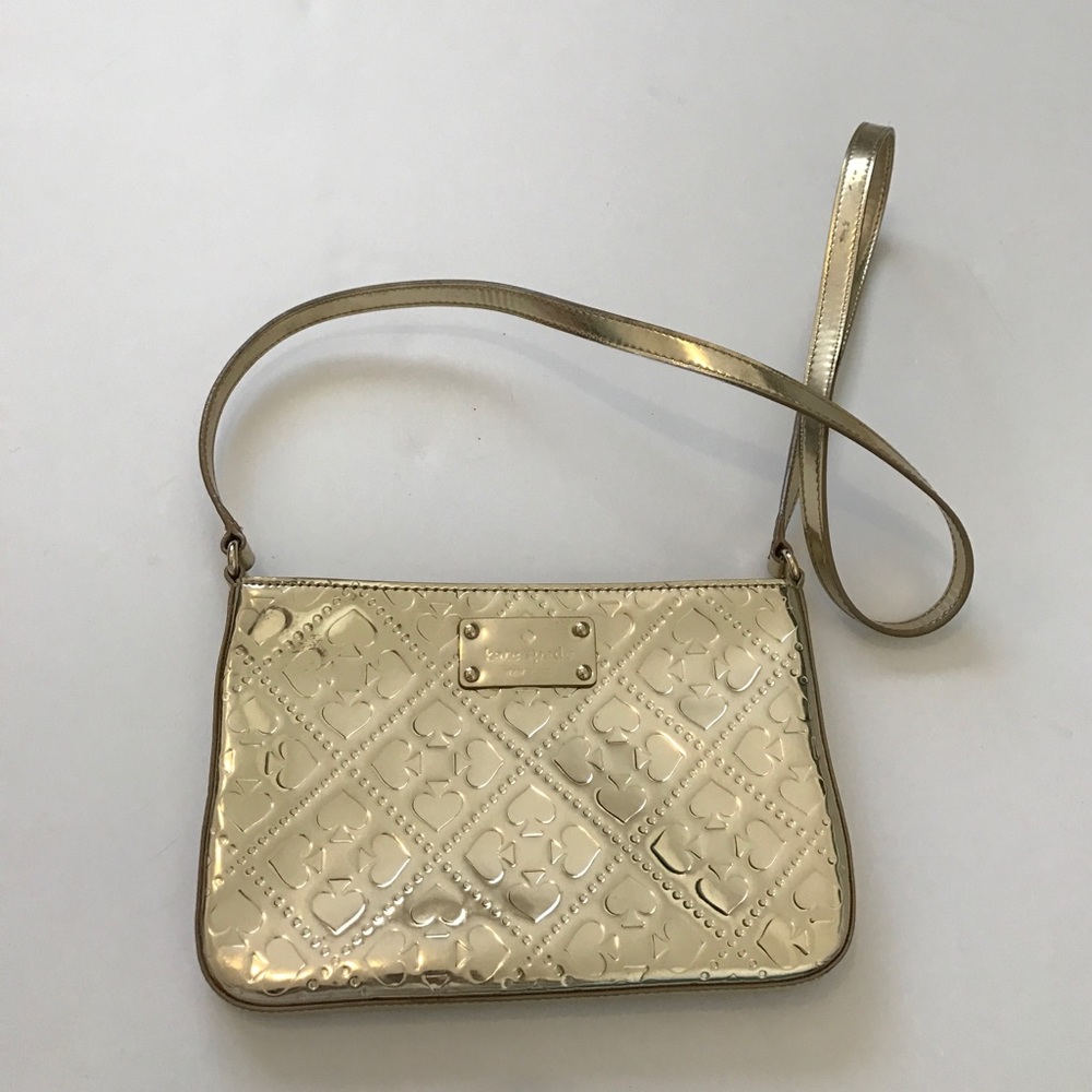 Kate Spade Crossbody in Metallic/Chromatic Gold