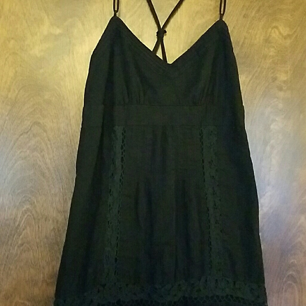 American Eagle Black cotton sundress
