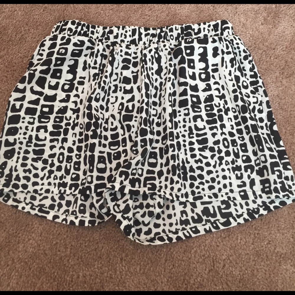 Black and White shorts