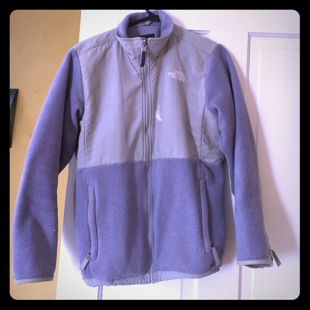Grey and lavender Northface
