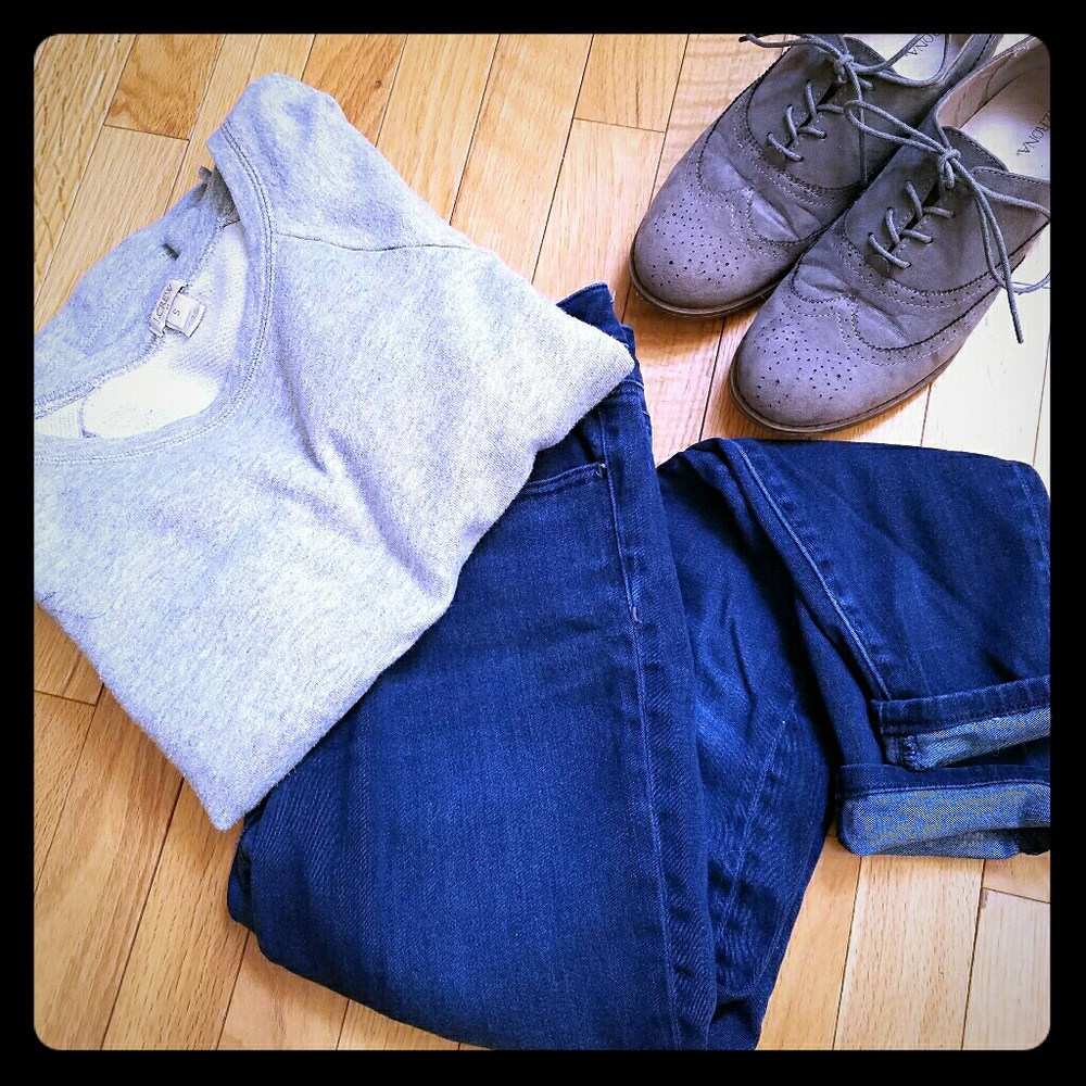 Gray Oxfords