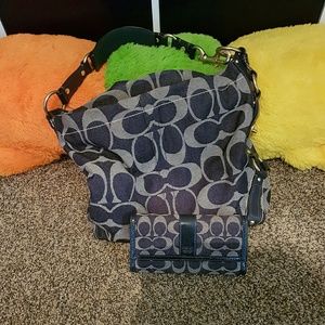 couch purse and wallet