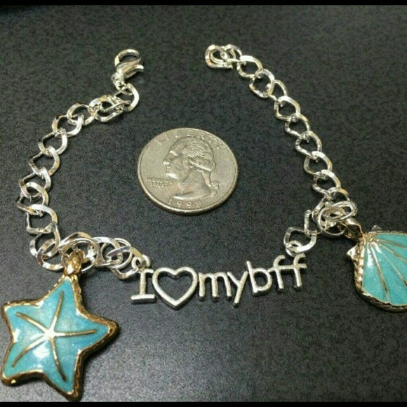 🐚🌟HANDCRAFTED STARFISH SEA SHELL TIBETAN SILVER BRACELET 🌟 - Picture 2 of 4