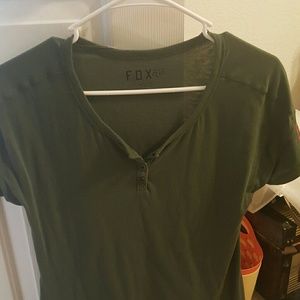 Fox Racing co. Henley tshirt