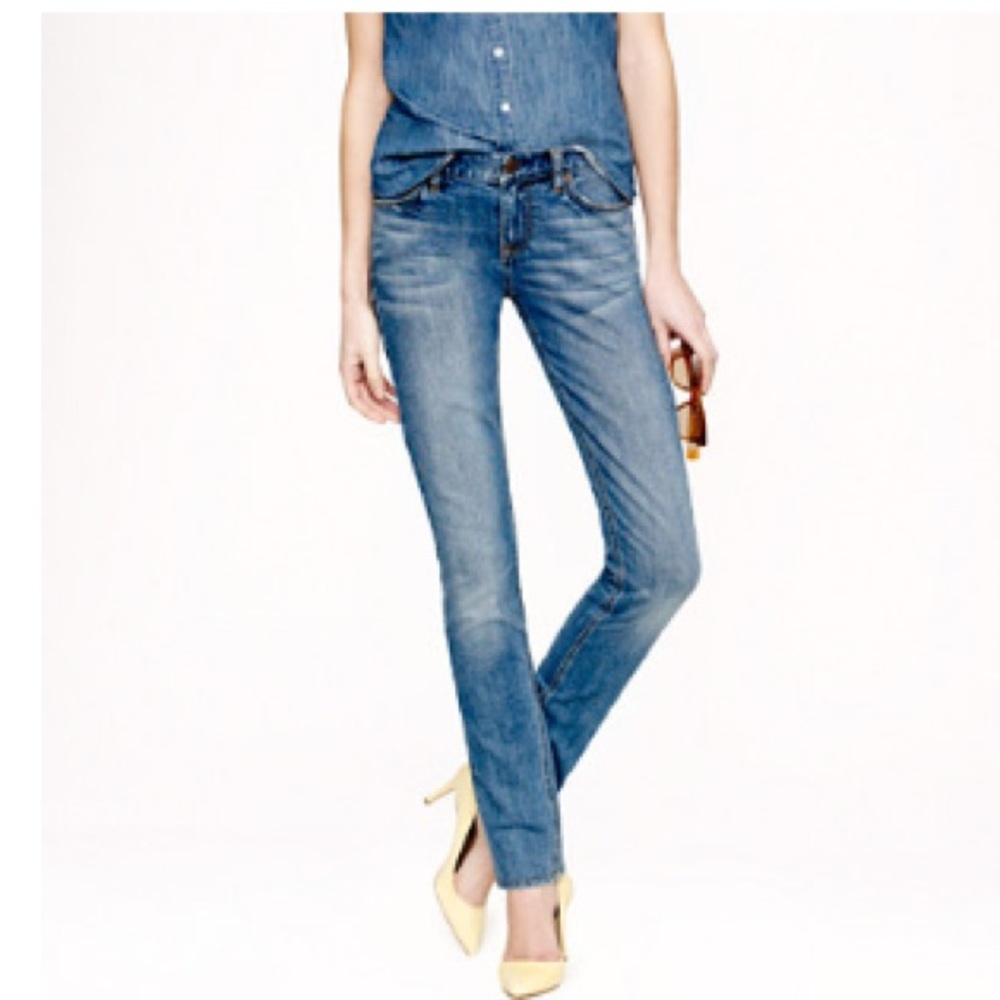 J. Crew Matchstick Stretch Jeans Size 26 S