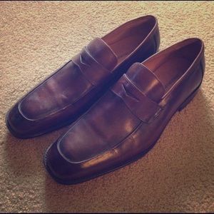Brown leather dress shoes Johnston & Murphy 11.5