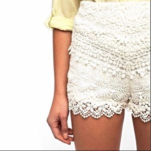 Urban Outfitters Lace Shorts