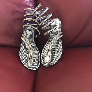 Beautiful Jeweled Sandal