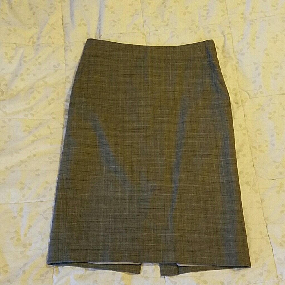 BR Grey pencil skirt