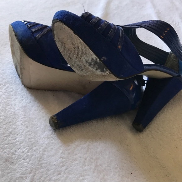 Madden Girl Shoes - Madden Girl two toned electric blue heels. Madden Girl Shoes - Madden Girl two toned electric blue heels.