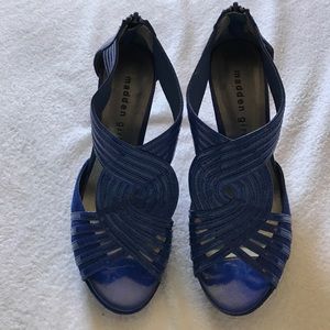 Madden Girl Shoes - Madden Girl two toned electric blue heels. Madden Girl Shoes - Madden Girl two toned electric blue heels.
