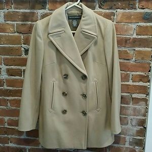 Banana Republic tan peacoat