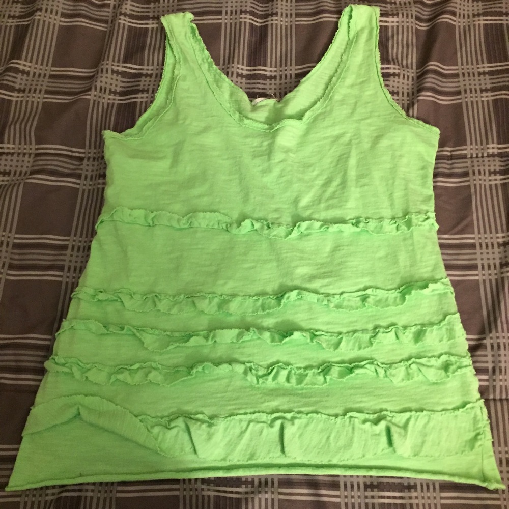 Light green top