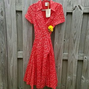 Shabby apple wrap dress