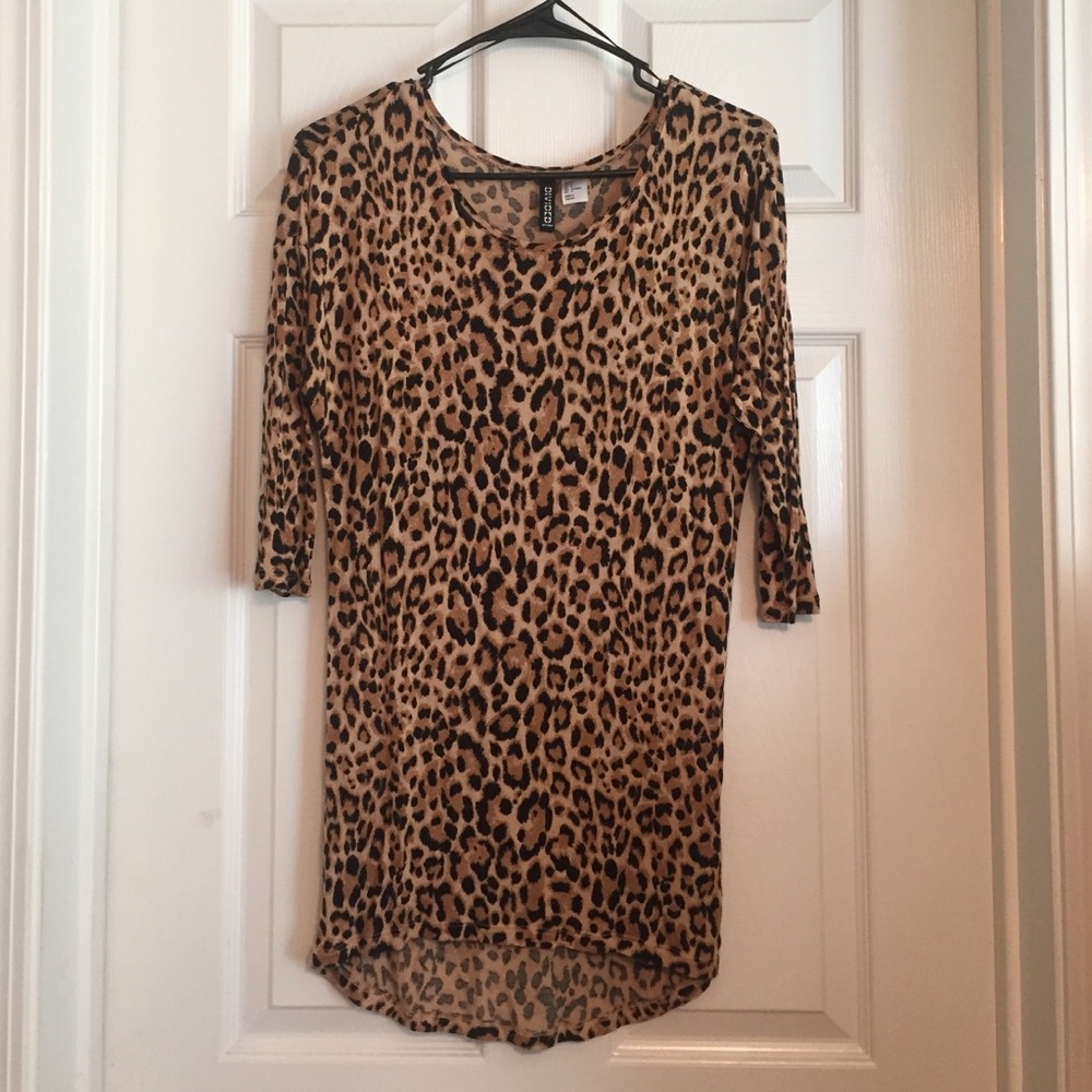 H&M Cheetah Print Top