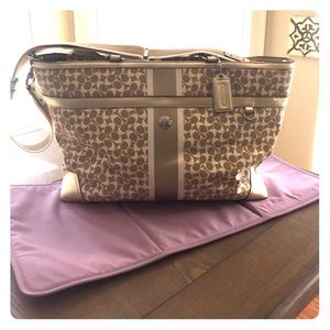 Coach diaper bag
