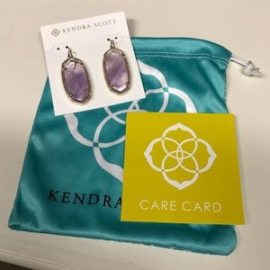 Kendra Scott Amethyst Elle Earrings